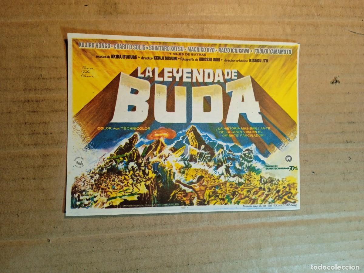  Flyers Publicitaires de films Anciens: FOLLETO DE MANO CON PUBLICIDAD LA LEYENDA DE BUDA