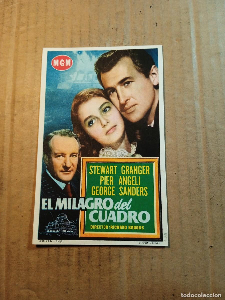 Kino: FOLLETO DE MANO CON PUBLICIDAD EL MILAGRO DEL CUADRO