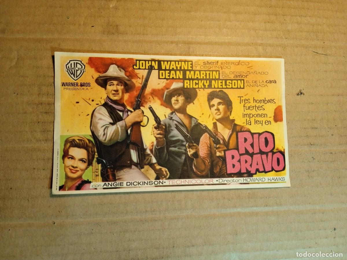 Kino: FOLLETO DE MANO CON PUBLICIDAD RIO BRAVO