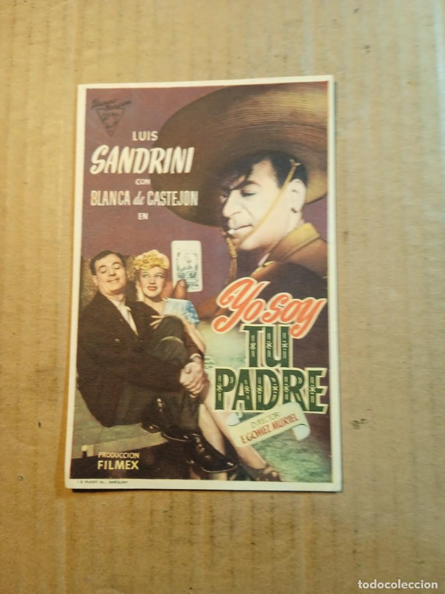 Cine: FOLLETO DE MANO CON PUBLICIDAD YO SOY TU PADRE
