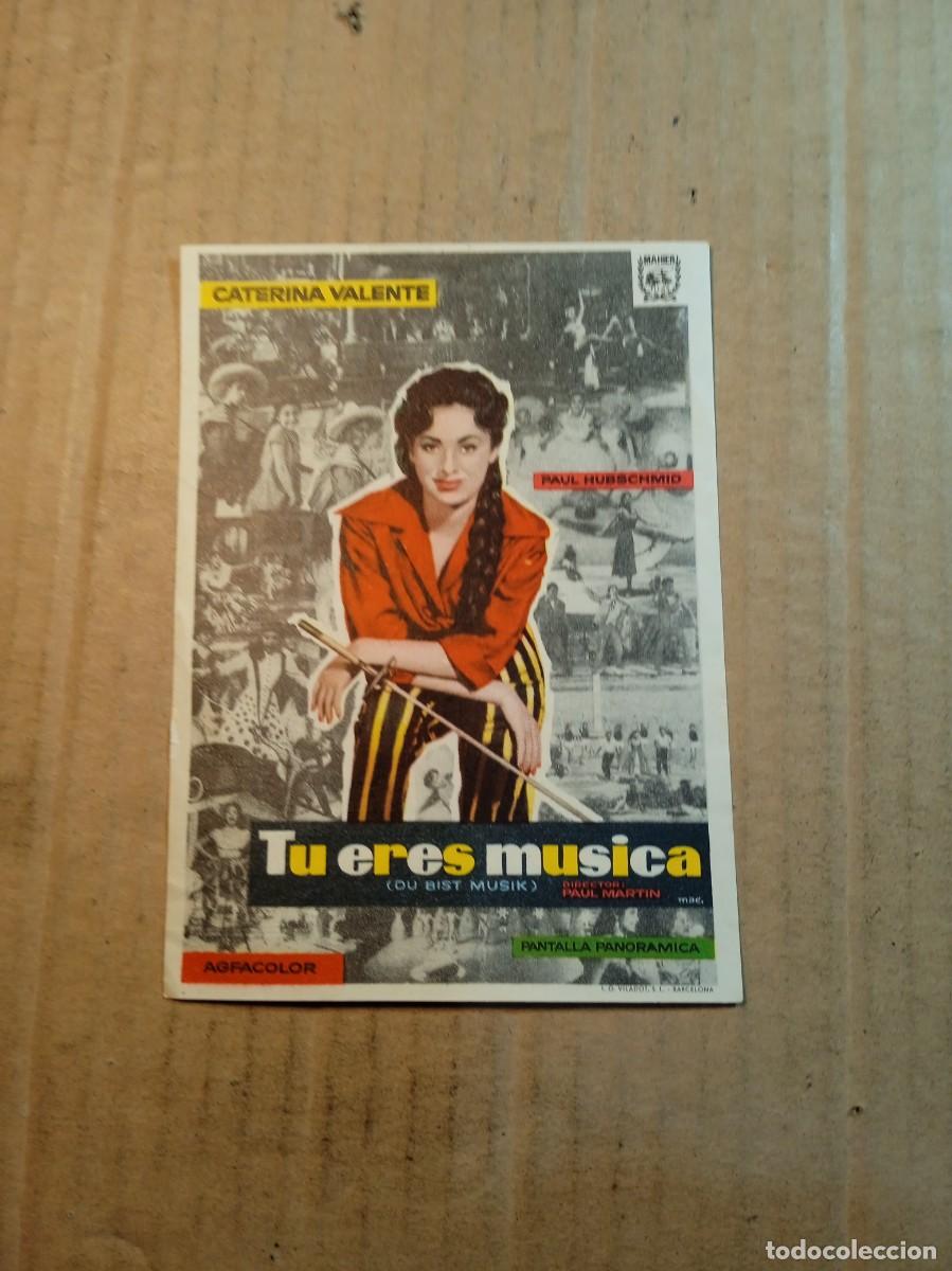 Kino: FOLLETO DE MANO CON PUBLICIDAD TU ERES MUSICA