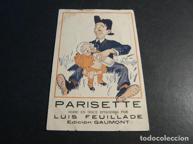 Cine: PARISETTE LAS DOS NI&Ntilde;AS DE PARIS PROGRAMA DE MANO CON PUBLICIDAD TEATRO ATENEO MADRID