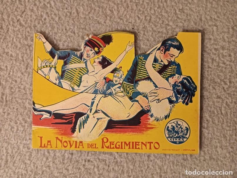 Kino: LA NOVIA DEL REGIMIENTO PROGRAMA DOBLE TROQUELADO CINAES VIVIENNE SEGAL MYRNA LOY WALTER PIDGEON