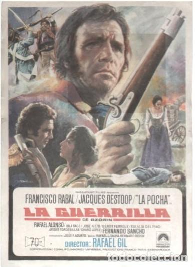 Cine: PROGRAMA DE CINE: LA GUERRILLA PC-11605 - Foto 1