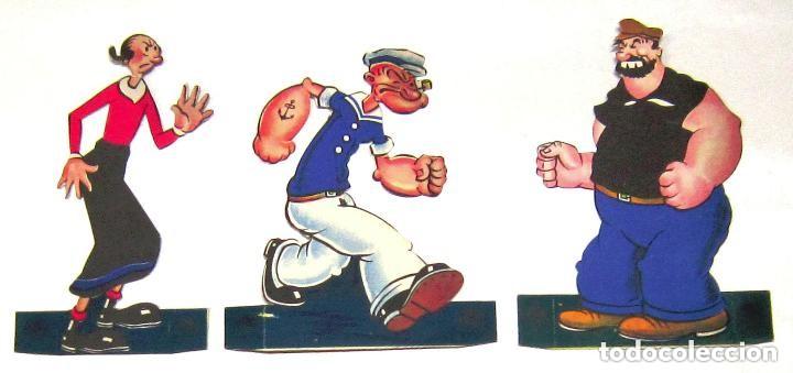  Flyers Publicitaires de films Anciens: POPEYE SET 3 PROGRAMAS TROQUELADOS PARAMOUNT ANIMACION POPEYE ROSARIO BRUTUS