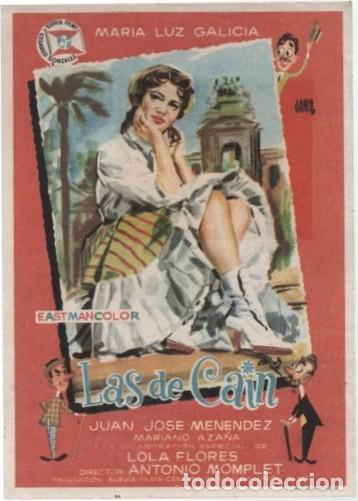 Cine: PROGRAMA DE CINE: LAS DE CAIN PC-11608 - Foto 1