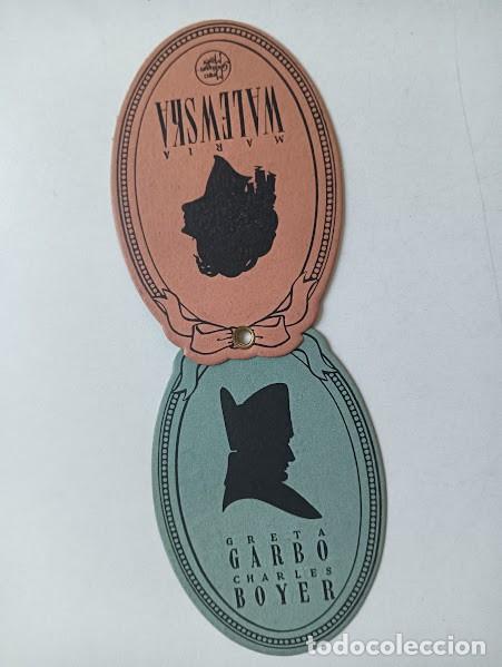  Flyers Publicitaires de films Anciens: MARIA WALEWSKA PROGRAMA TROQUELADO MGM GRETA GARBO CHARLES BOYER NAPOLEON