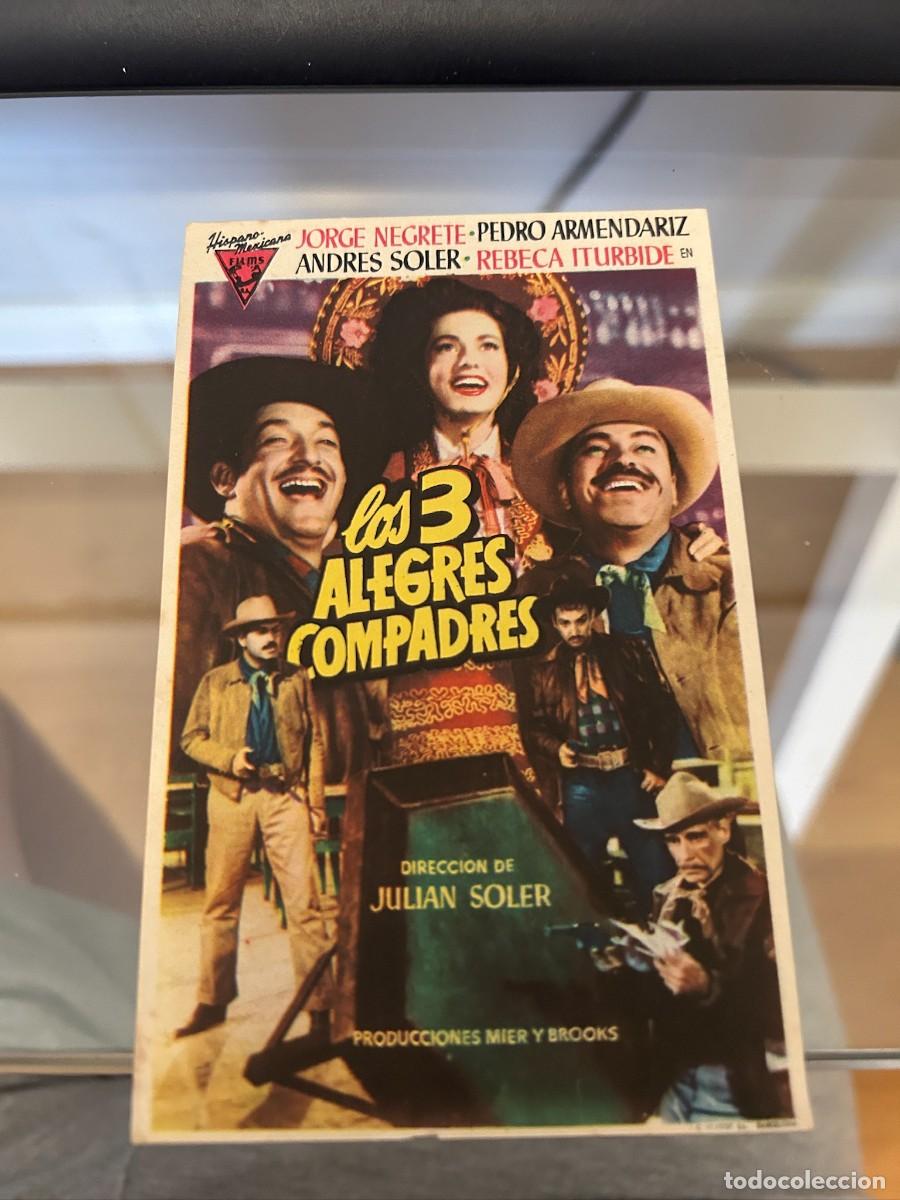 Cine: LOS 3 ALEGRES COMPADRES BUEN ESTADO SIN PUBLICIDAD