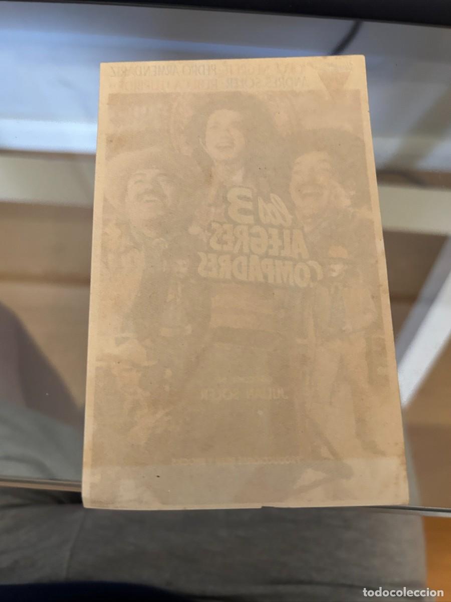 Cine: LOS 3 ALEGRES COMPADRES BUEN ESTADO SIN PUBLICIDAD - Foto 2