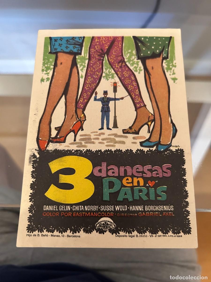 Cine: 3 DANESAS EN PARIS NUEVO N&ordm; 14
