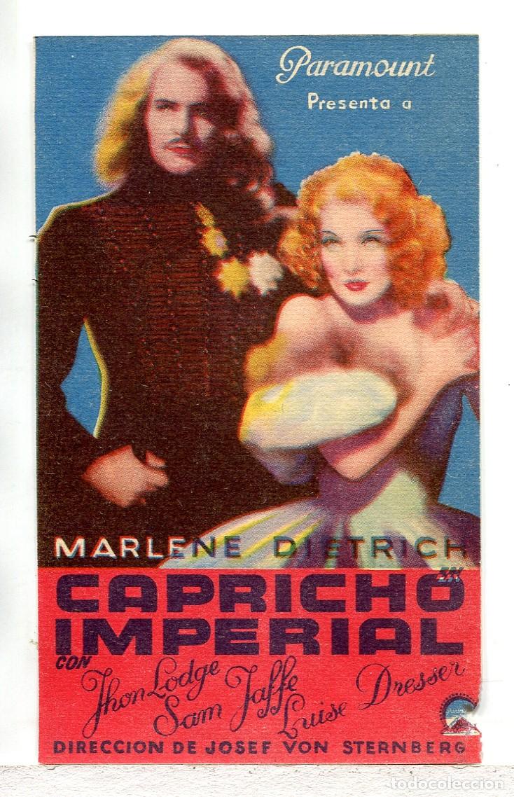 Kino: CAPRICHO IMPERIAL, con Marlene Dietrich.