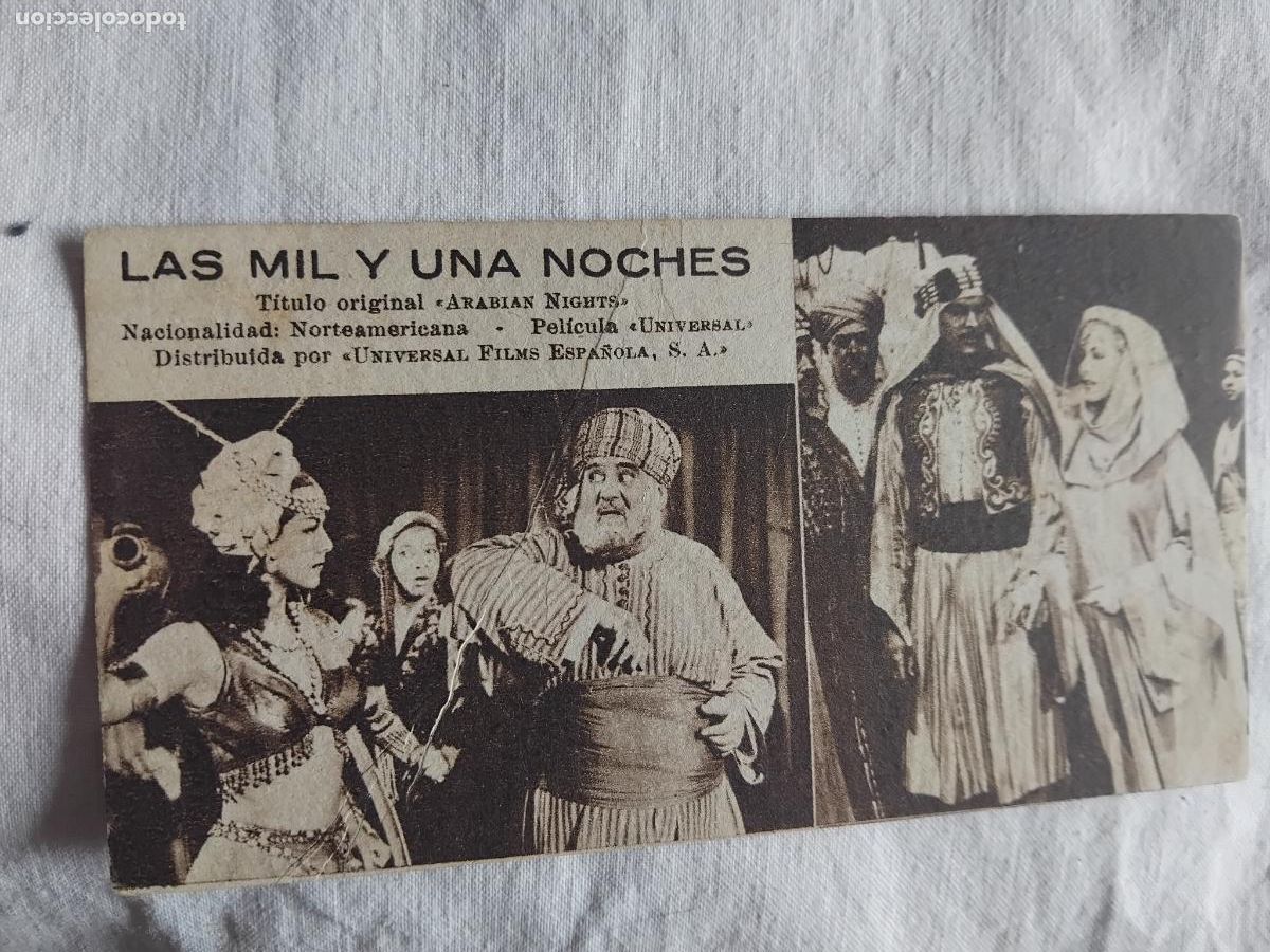 Cine: PROGRAMA DE CINE FICHA N&ordm; 91. LAS MIL Y UNA NOCHE. - Foto 1