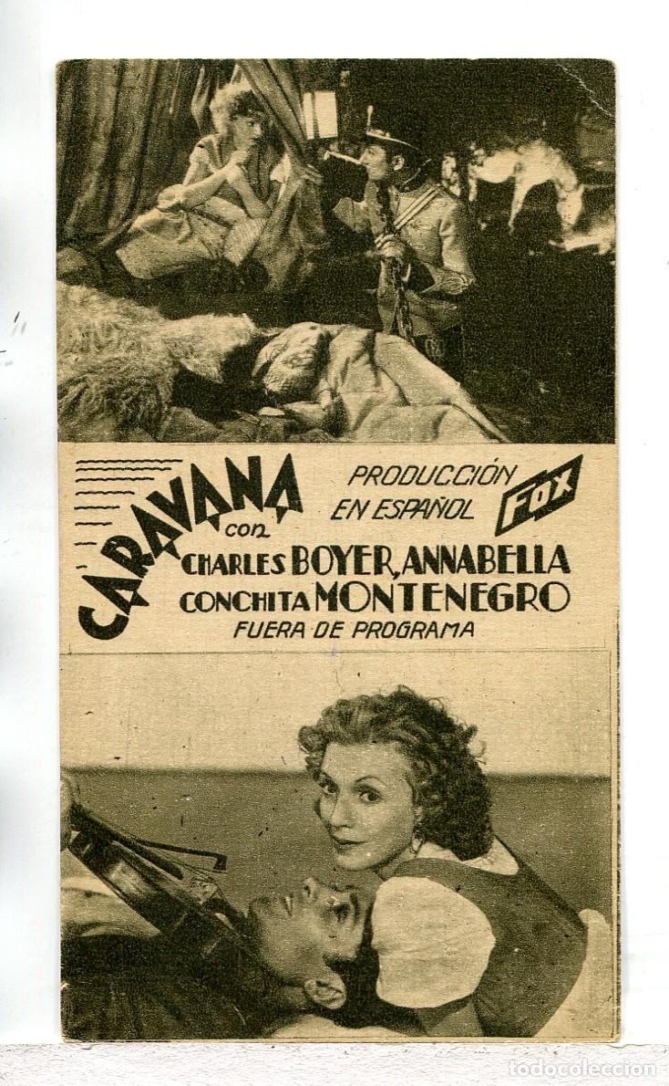 Cine: CARAVANA, con Conchita Montenegro.