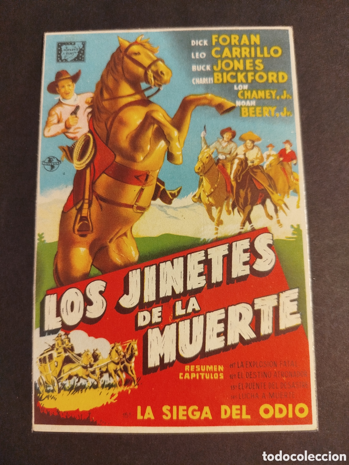 Cine: LOS JINETES DE LA MUERTE S/PUBLICIDAD