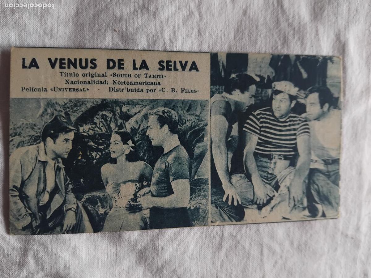 Cine: PROGRAMA DE CINE FICHA N&ordm; 174 LA VENUS DE LA SELVA. 1945 - Foto 1