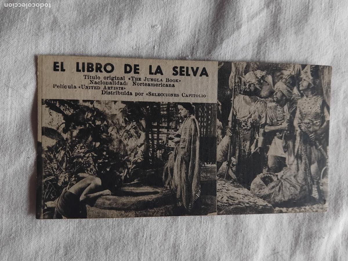Cine: PROGRAMA DE CINE FICHA N&ordm; 261 EL LIBRO DE LA SELVA. 1944 - Foto 1
