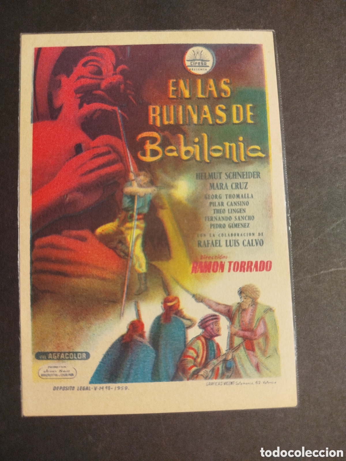 Cine: EN LAS RUINAS DE BABILONIA S/PUBLICIDAD