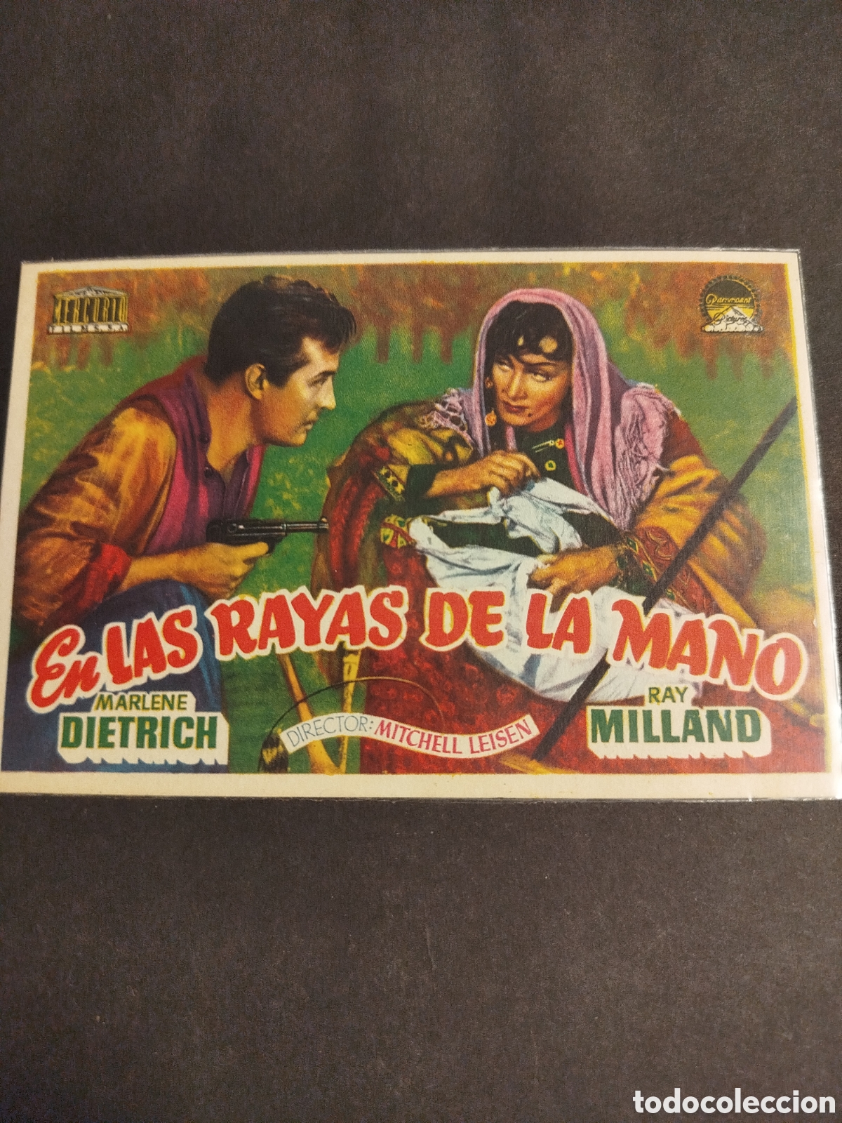 Cine: EN LAS RAYAS DE LA MANO S/PUBLICIDAD