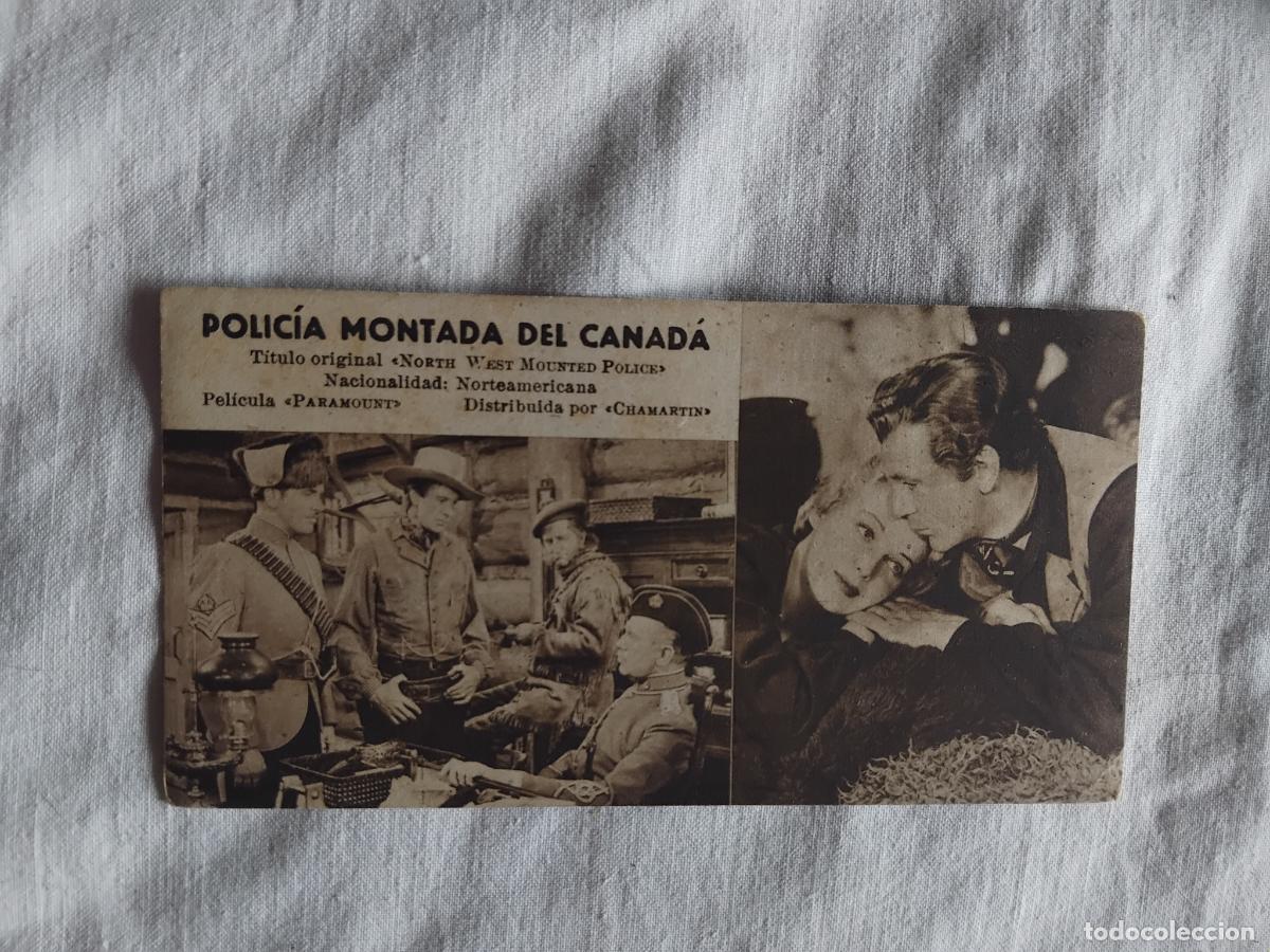 Cine: PROGRAMA DE CINE FICHA N&ordm; 1. POLICIA MONTADA DEL CANADA.