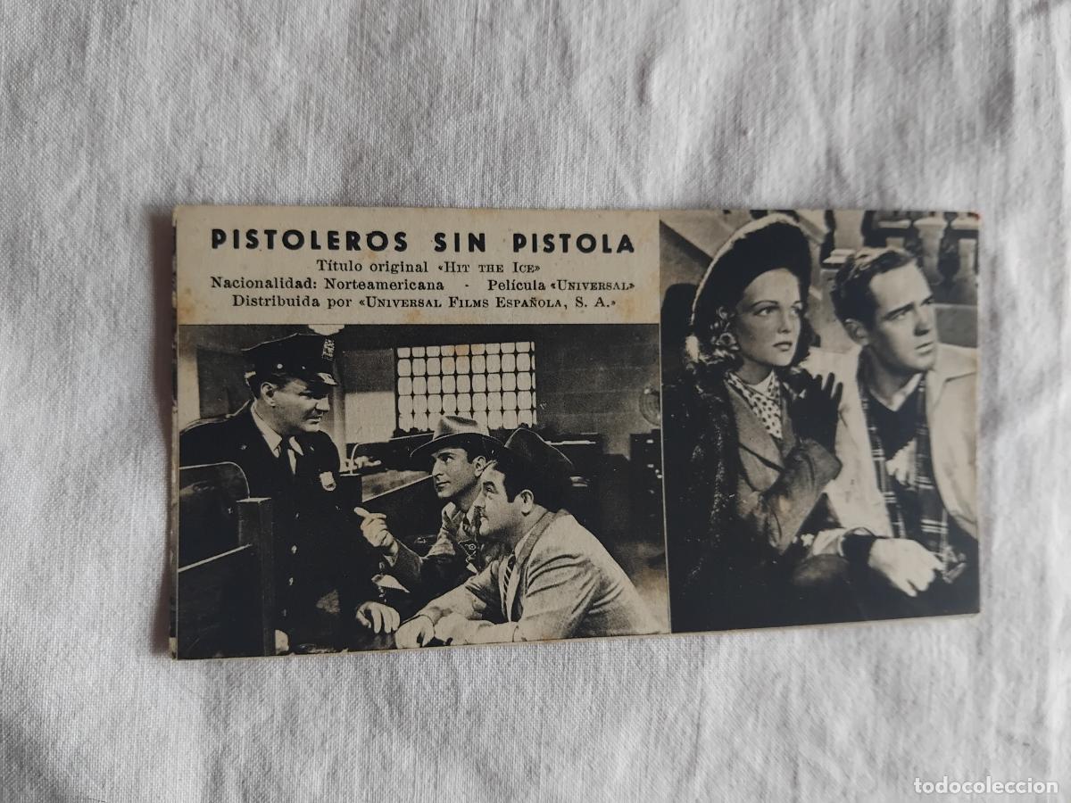 Cine: PROGRAMA DE CINE FICHA N&ordm; 72. PISTOLEROS SIN PISTOLA. 1945.