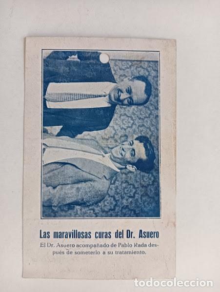 Cine: LAS MARAVILLOSAS CURAS DEL DR ASUERO PROGRAMA TARJETA CINE MUDO ESPA&Ntilde;OL
