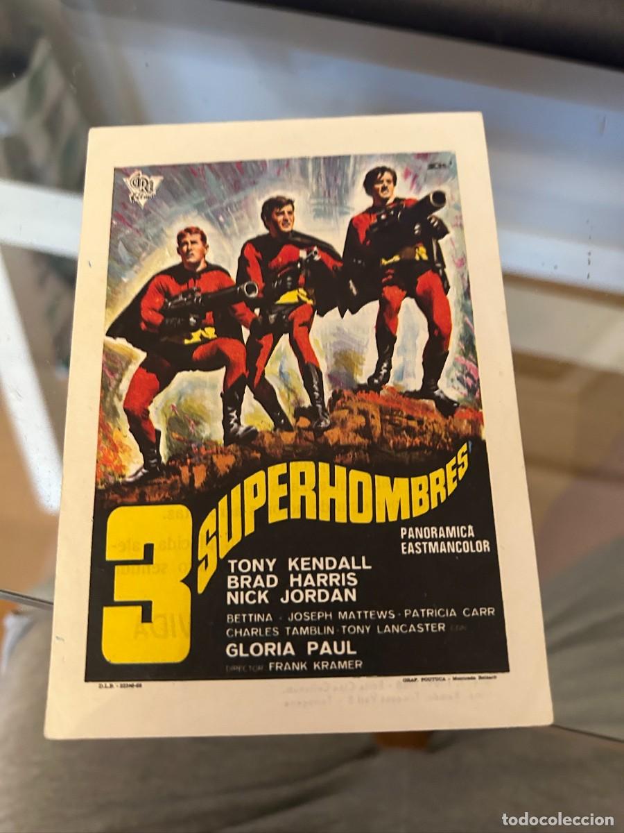 Cine: 3 SUPERHOMBRES CINE COLISEUM BUEN ESTADO N&ordm; 31