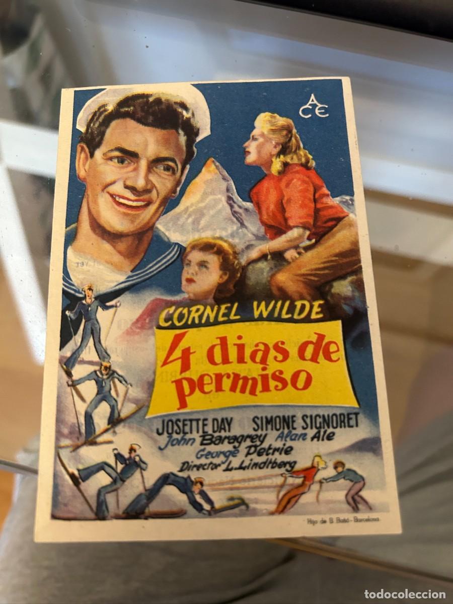 Cine: 4 DIAS DE PERMISO CINE RECREO BUEN ESTADO N&ordm; 34