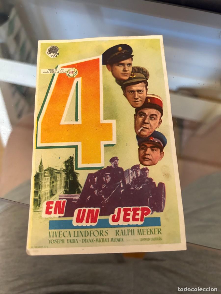 Cine: 4 EN UN JEEP SIN PUBLICIDAD BUEN ESTADO COMO SE VE N&ordm; 40