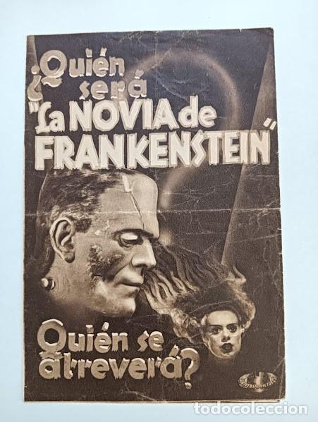 Cinema: LA NOVIA DE FRANKENSTEIN PROGRAMA DOBLE GRANDE UNIVERSAL BORIS KARLOFF HORROR