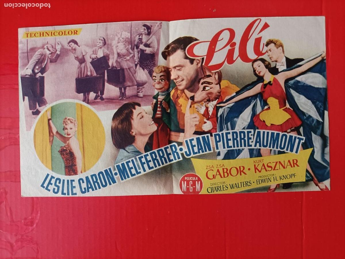 Cine: LIL&Iacute;. CON LESLIE CARON, MEL FERRER, ES DOBLE Y EST&Aacute; NUEVO.