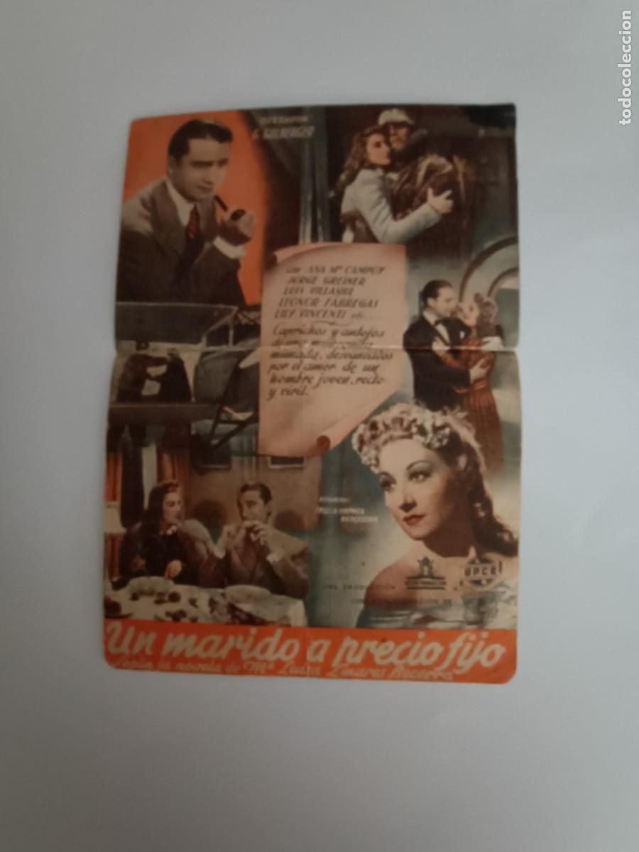 Cine: UN MARIDO A PRECIO FIJO. ES DOBLE, LINA YEGROS, RAFAEL DURAN.