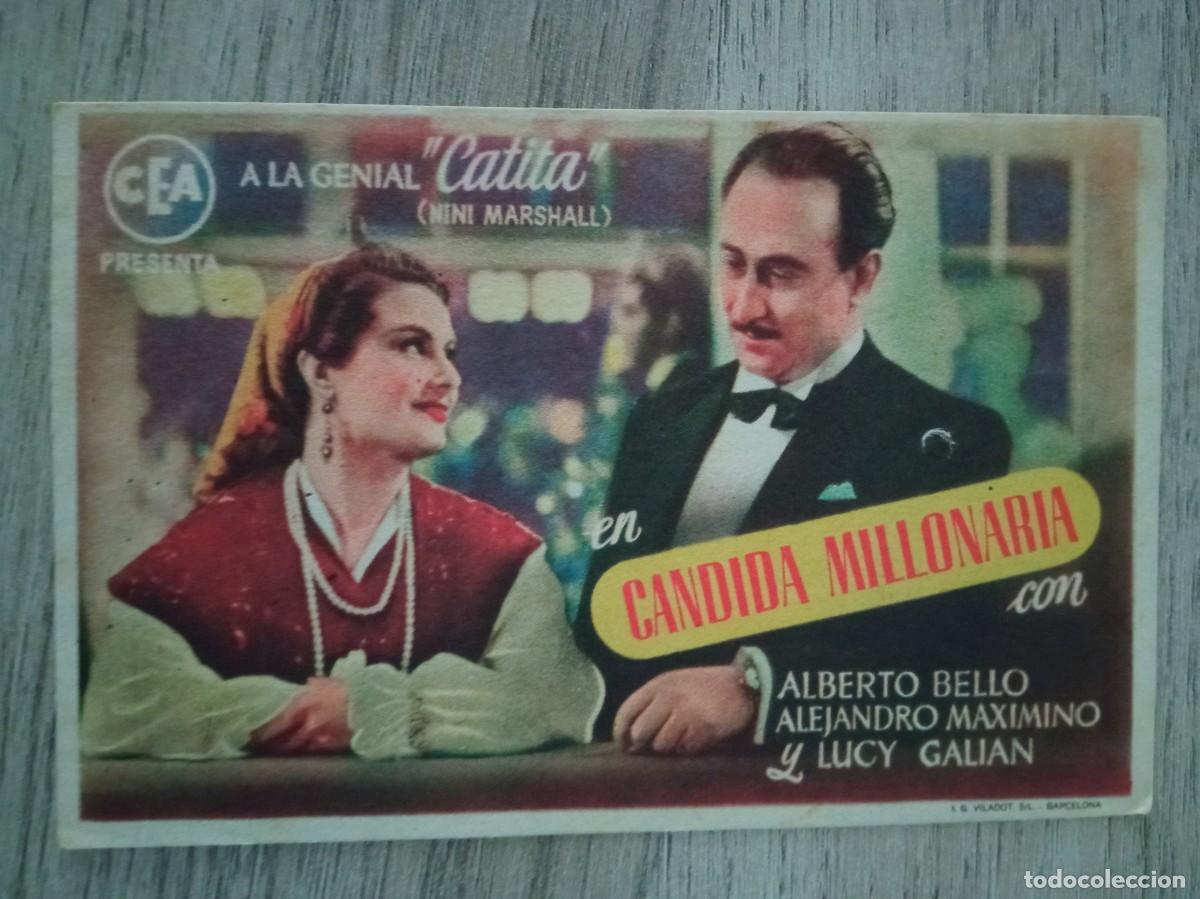 Cine: C&Aacute;NDIDA MILLONARIA, NINI MARSHALL