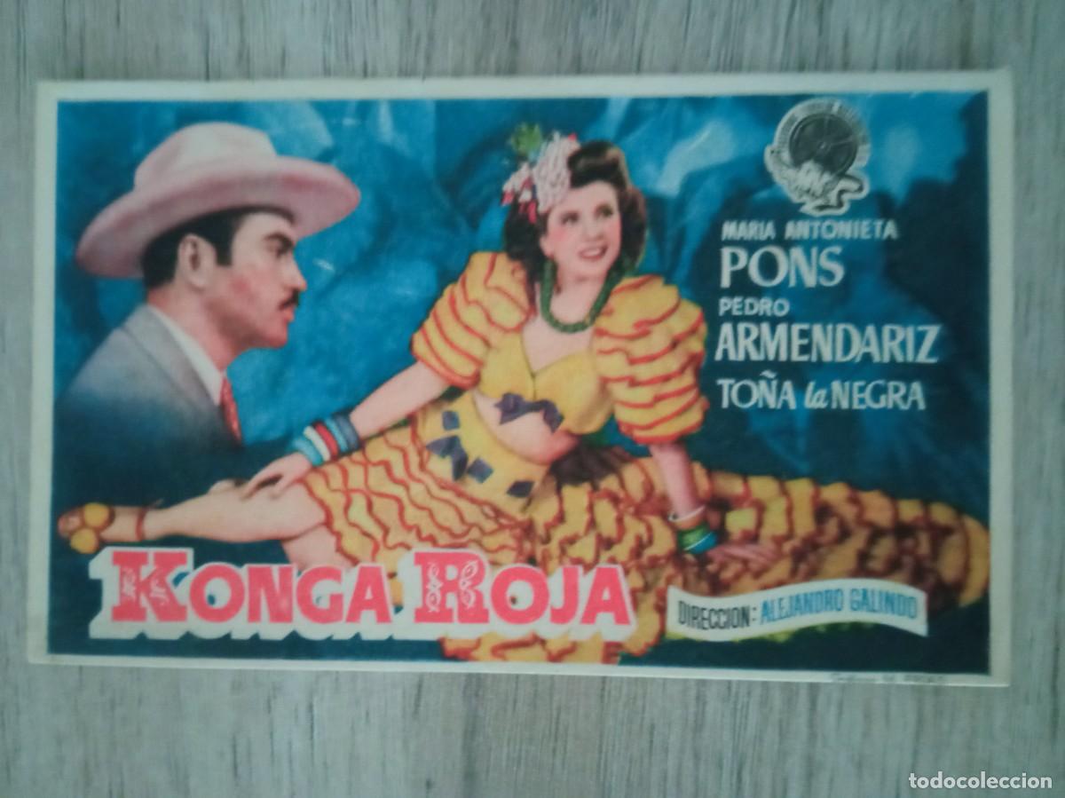 Cine: KONGA ROJA, MARIA ANTONIETA PONS, PEDRO ARMENDARIZ
