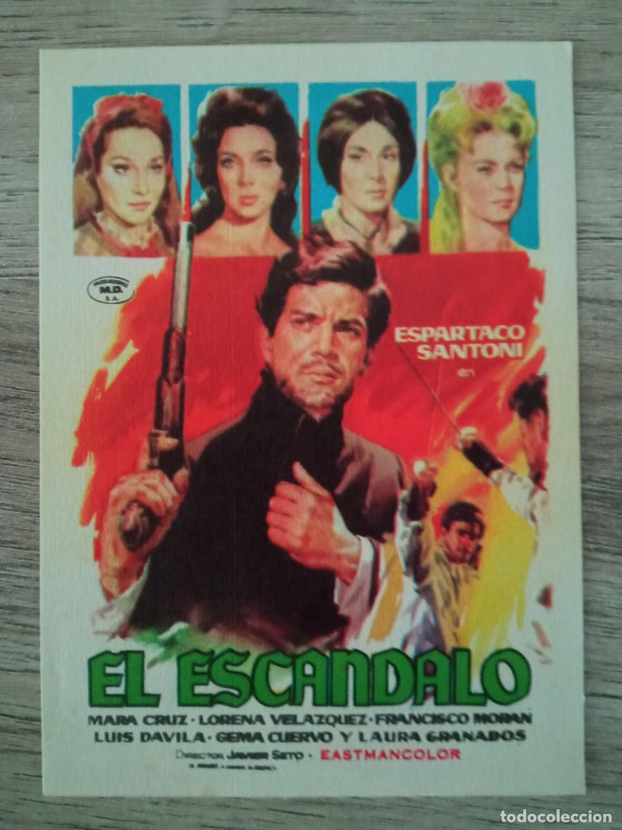 Cine: EL ESC&Aacute;NDALO, ESPARTACO SANTONI, MARA CRUZ