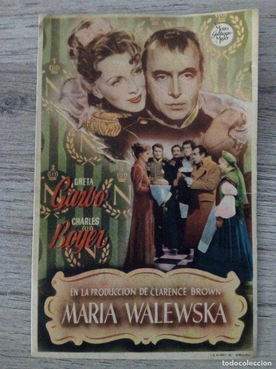 Cine: MARIA WALEWSKA, GRETA GARBO, CHARLES BOYER, CINE RAMBLA, LERIDA