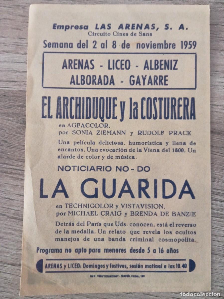 Cine: LA GUARIDA, MICHAEL CRAIG, CINES DE SANS, 1959 - Foto 2