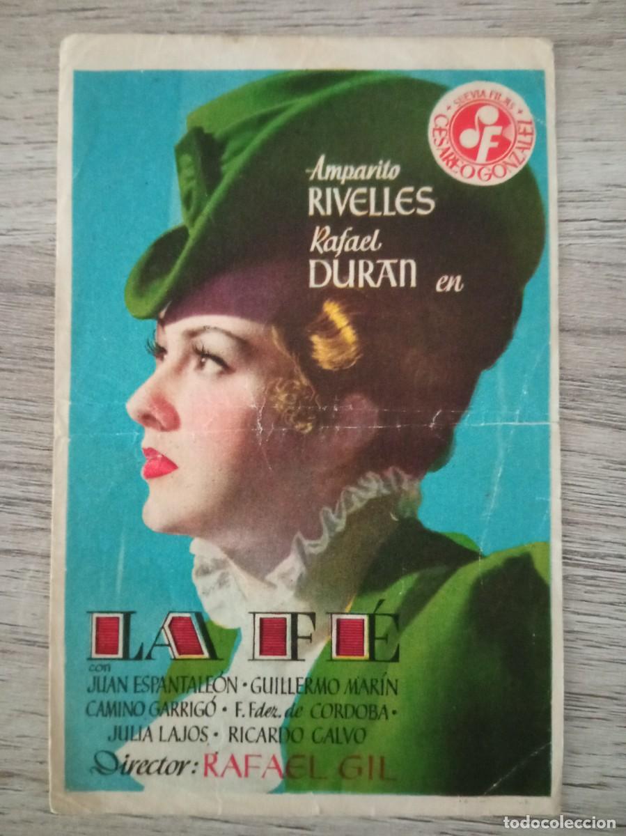 Cine: LA F&Eacute;, AMPARITO RIVELLES, CINE APOLO, MANRESA