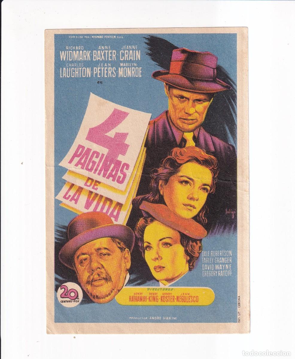 Cine: 4 PAGINAS DE LA VIDA : RICHARD WIDMARK