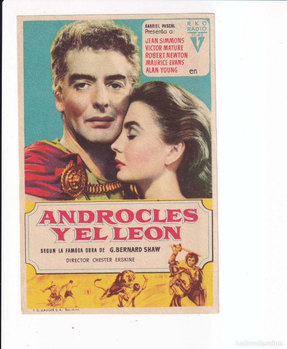 Cine: ANDROCLES Y EL LEON : VICTOR MATUTE, JEAN SIMMONS