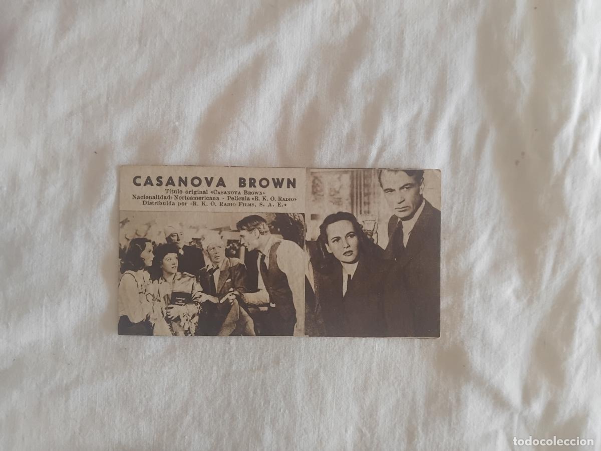 Cine: PROGRAMA DE CINE FICHA N&ordm; 98. CASANOVA BROWN. - Foto 1