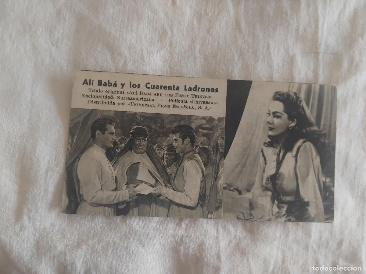 Cine: PROGRAMA DE CINE FICHA N&ordm; 25. ALI BABA Y LOS CUARENTA LADRONES. 1945.