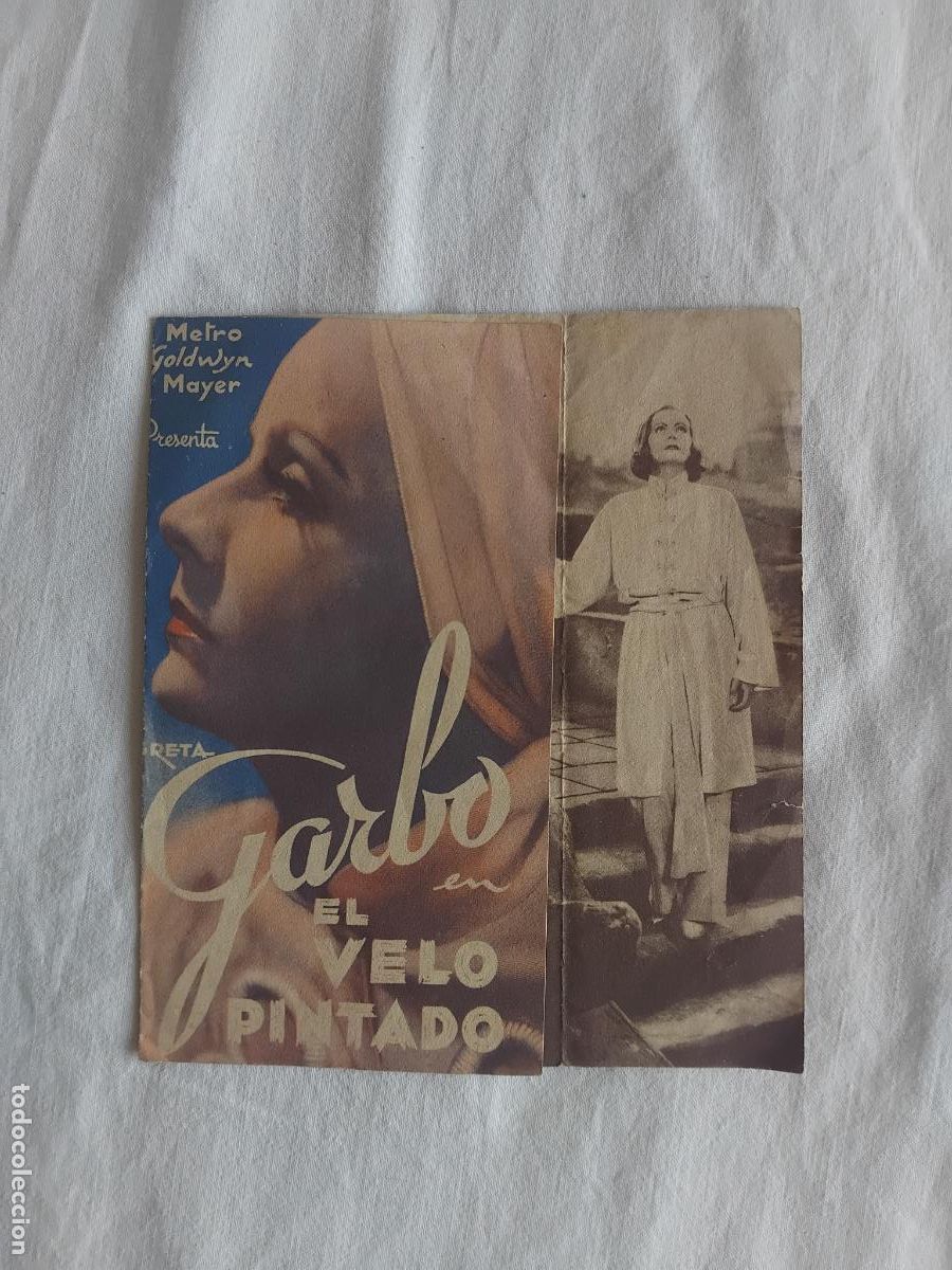 Cine: PROGRAMA DE CINE GRETA GARBO. EL VELO PINTADO. SALO CATALUNYA 1936