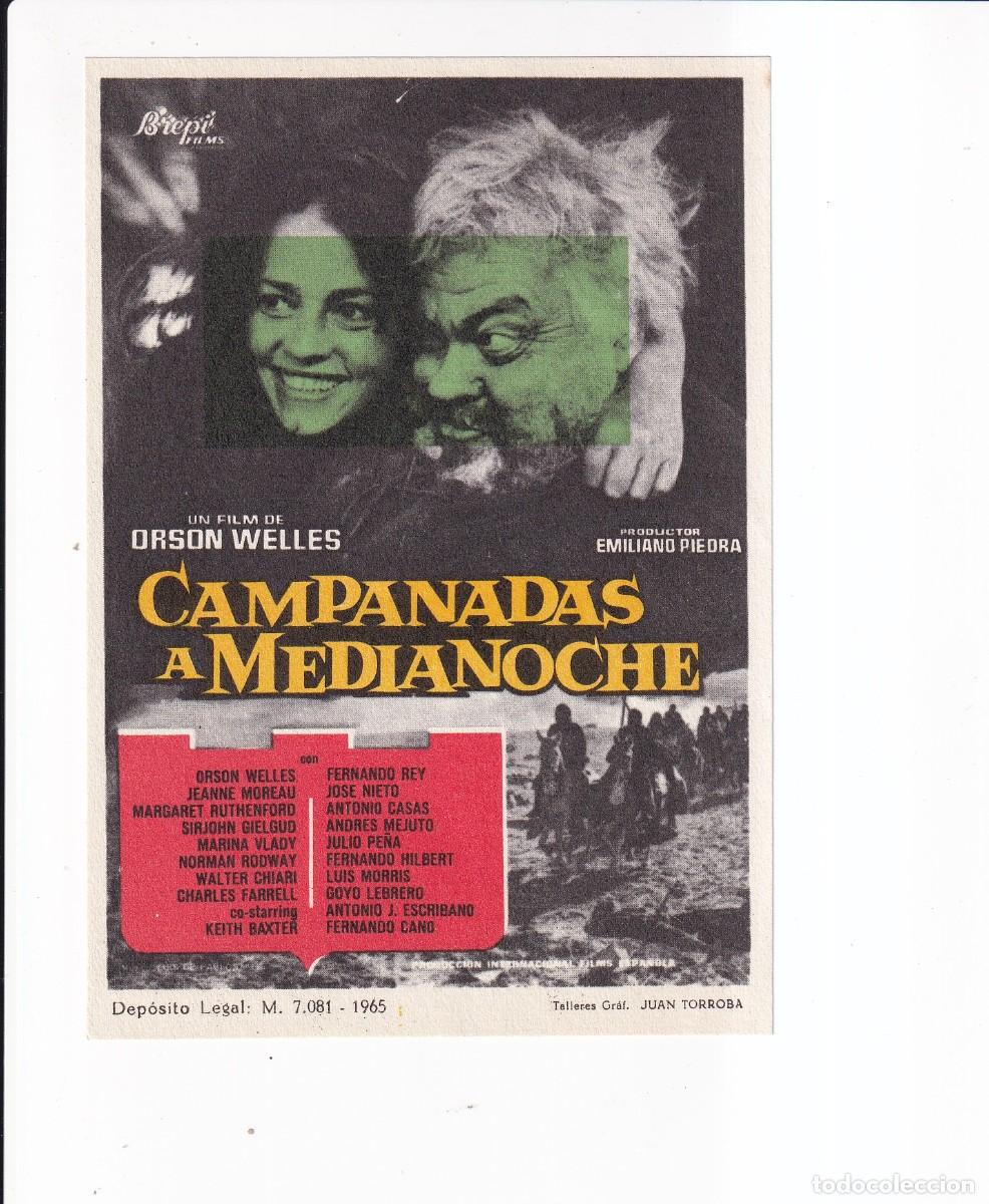 Cine: CAMPANADAS A MEDIANOCHE : ORSON WELLES