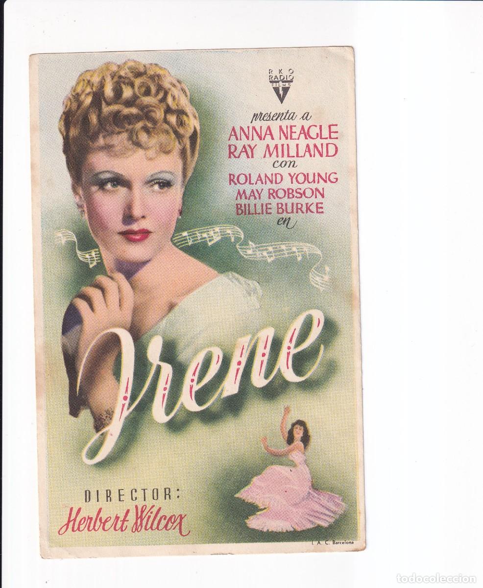 Cine: IRENE : ANNA NEAGLE, RAY MILLAND