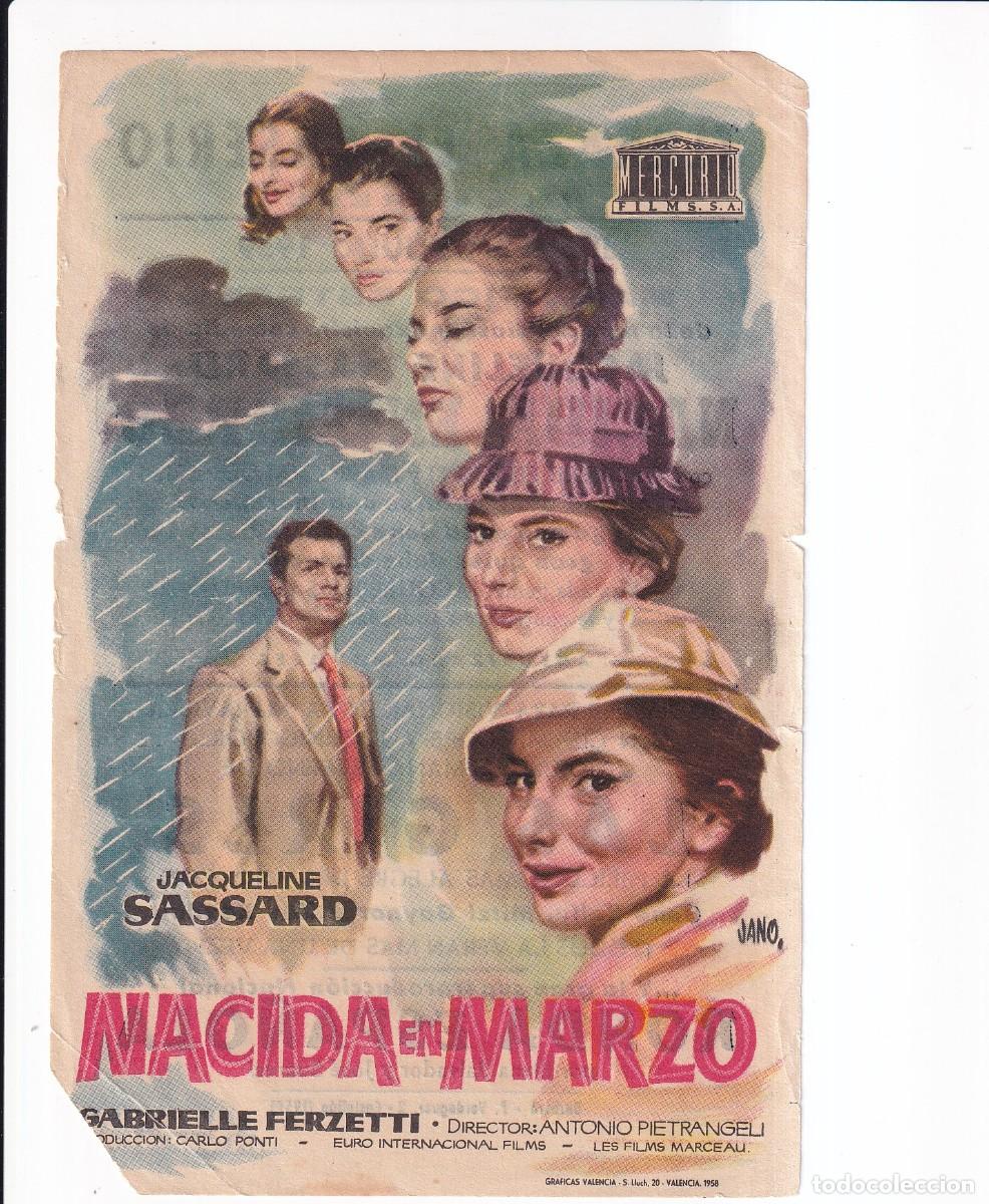 Cine: NACIDA EN MARZO : JACQUELINE SASSARD