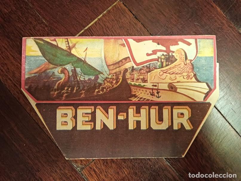 Cine: BEN HUR PROGRAMA TROQUELADO MGM RAMON NOVARRO MAY MCAVOY GARY COOPER GABLE CRAWFORD GISH FAIRBANKS