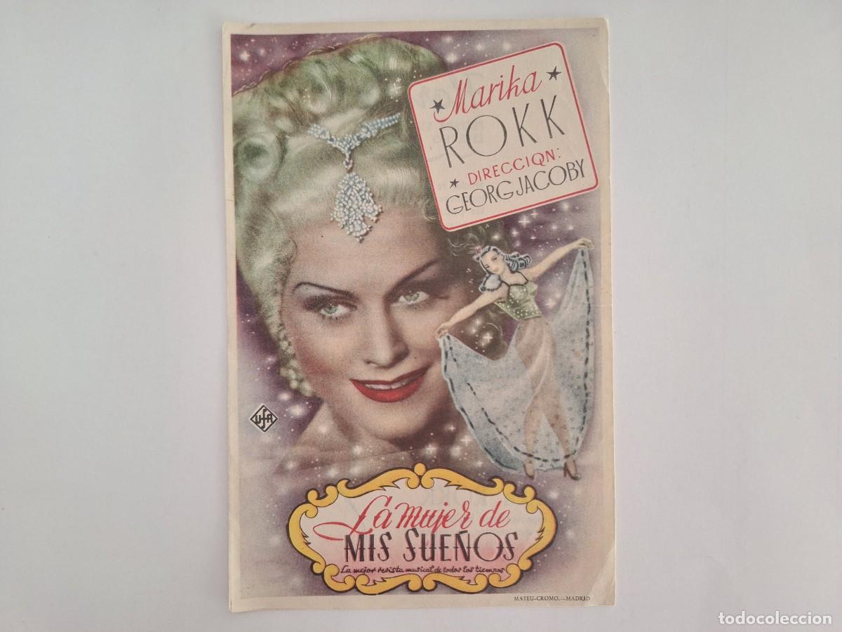 Cine: CINE FOLLETO MANO GRANDE SIMPLE LA MUJER DE MIS SUE&Ntilde;OS FLORIDA SEVILLA FMD RV 111