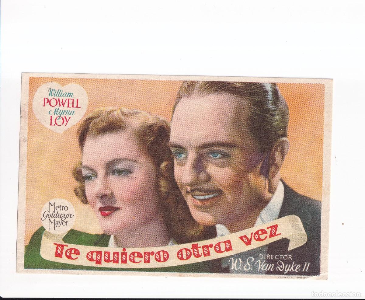 Cine: TE QUIERO OTRA VEZ : WILLIAM POWELL