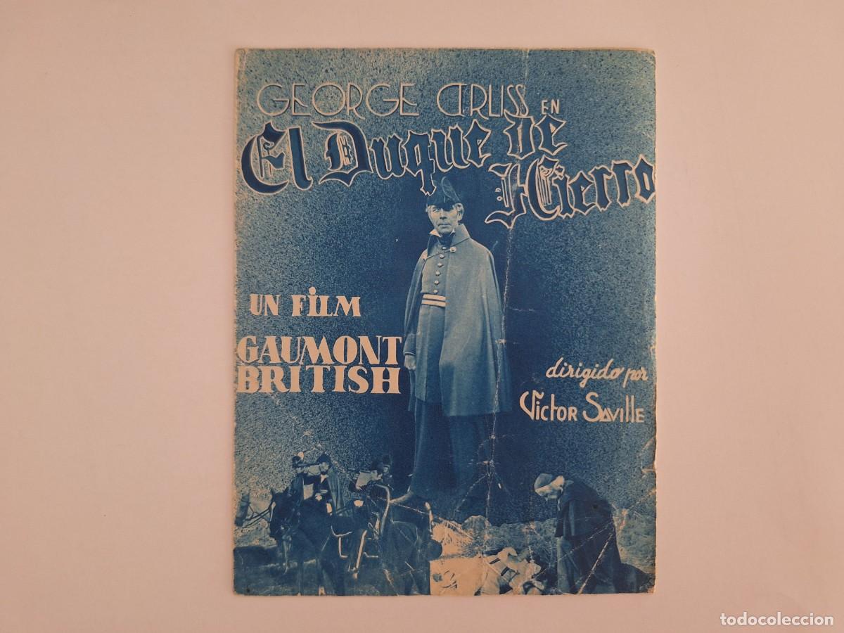 Cine: CINE FOLLETO MANO DOBLE EL DUQUE DE HIERRO CINE MADRID PARIS FMD RV 118
