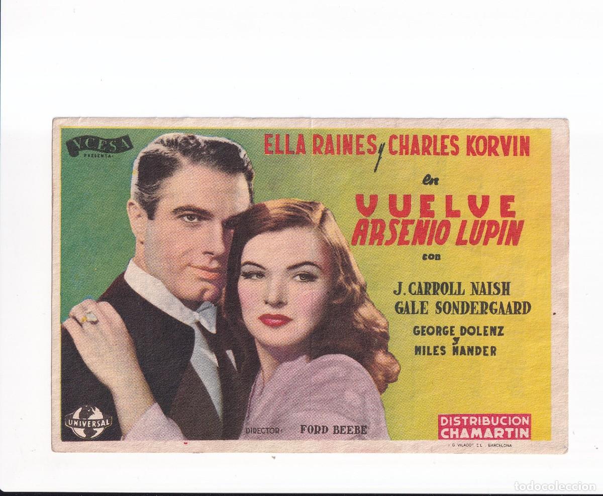 Cine: VUELVE ARSENIO LUPIN : ELLA RAINES